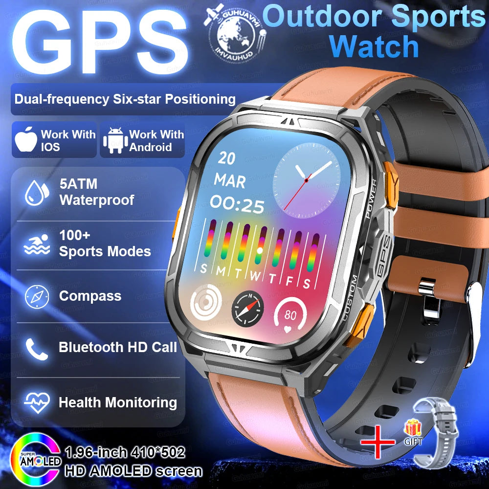 2026 New Military Outdoor Sports Smart Watch