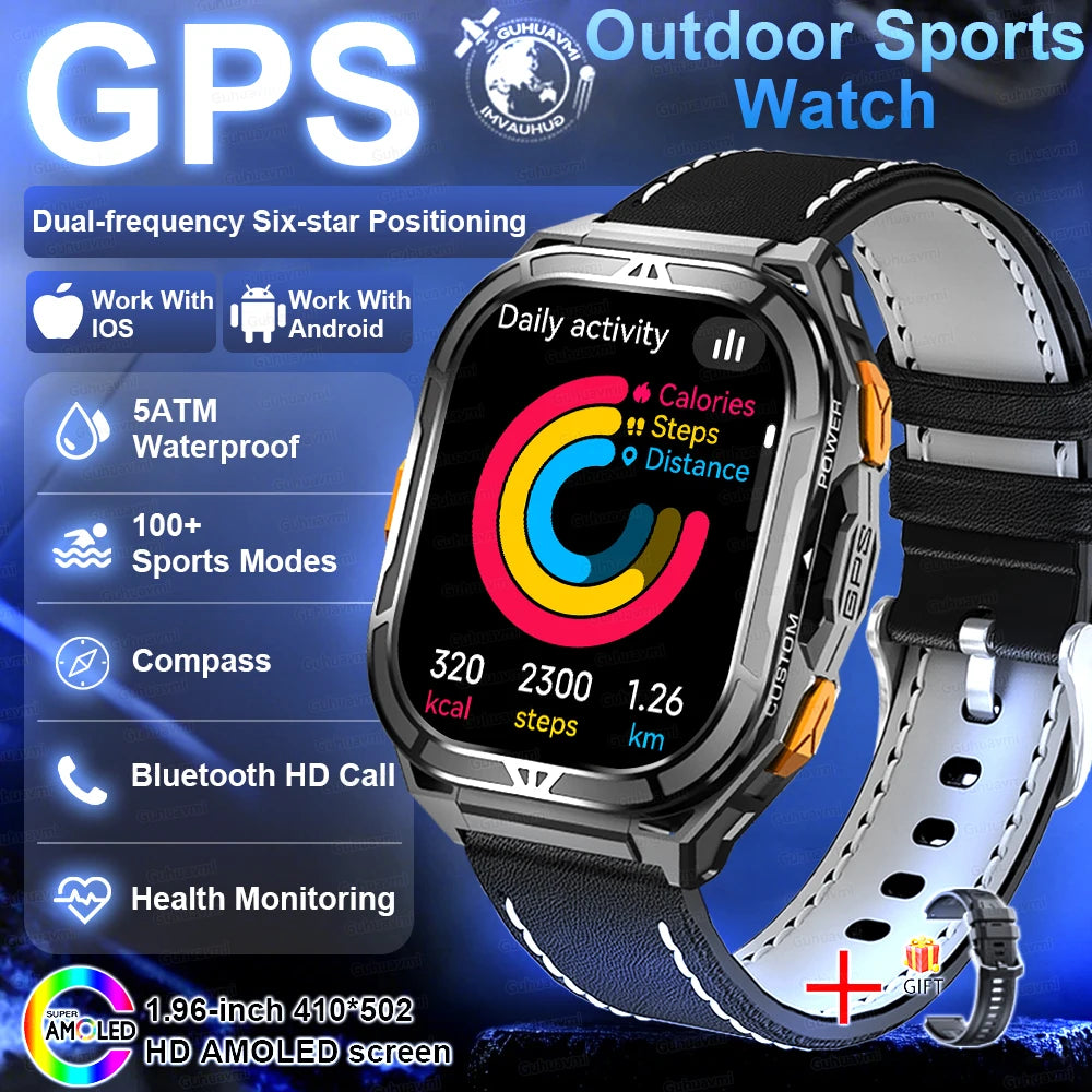 2026 New Military Outdoor Sports Smart Watch