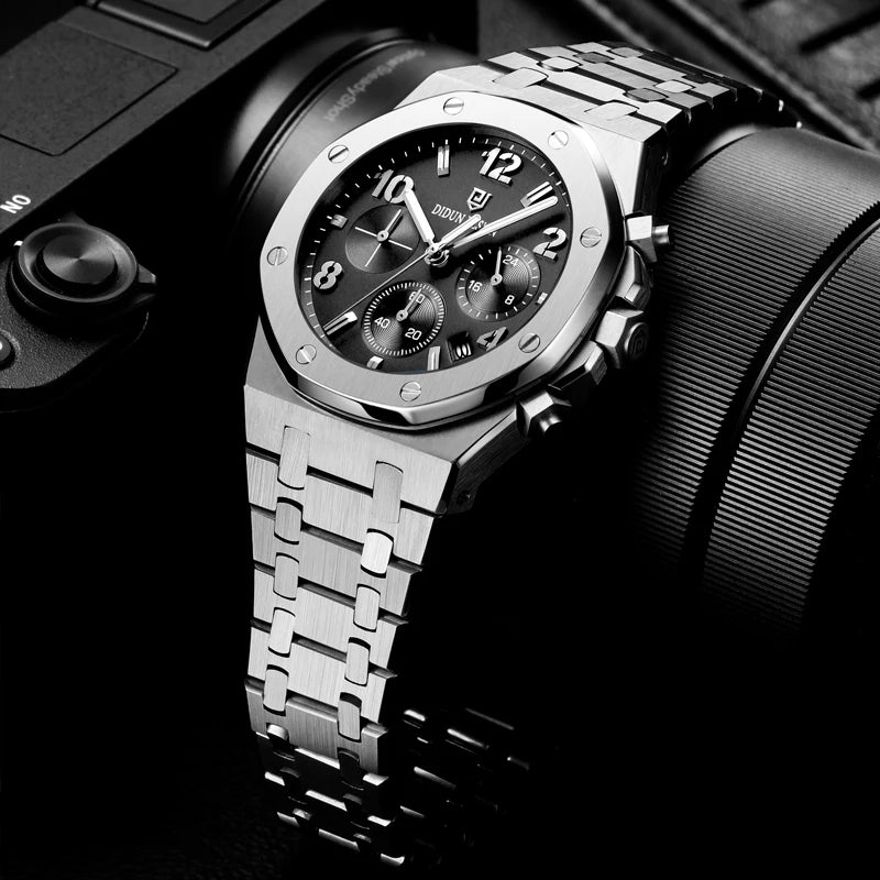 Men Quartz Stainless Steel Watch