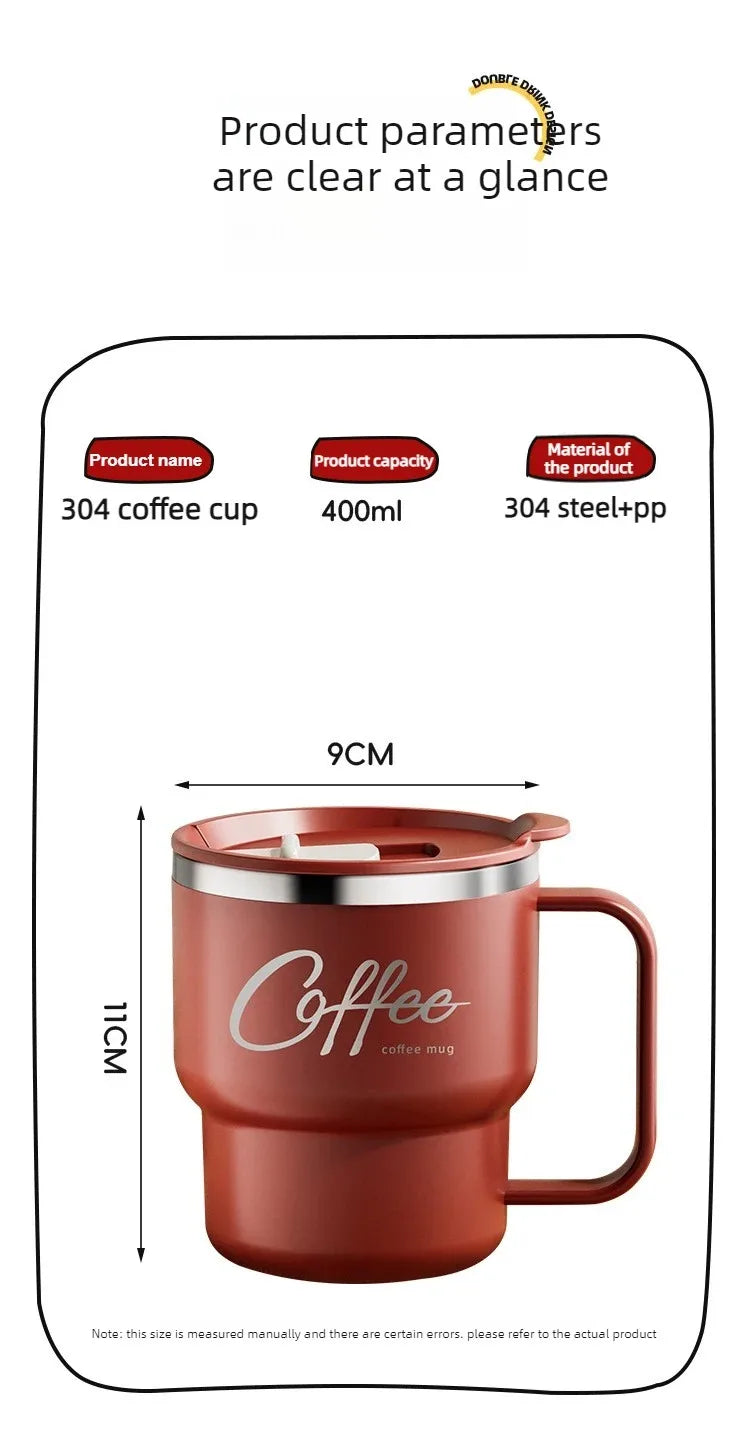 WORTHBUY 304 Stainless Steel Double Wall Insulated Coffee Cup
