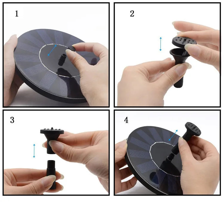 2025Solar Floating Water Fountain