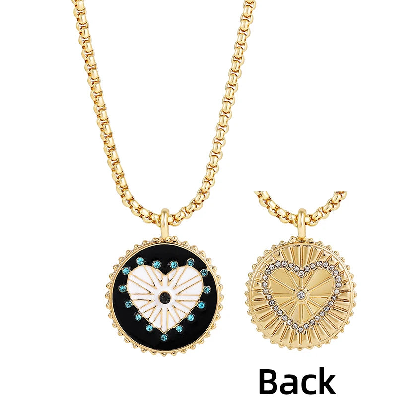 Oval shape pendant Necklace for Women