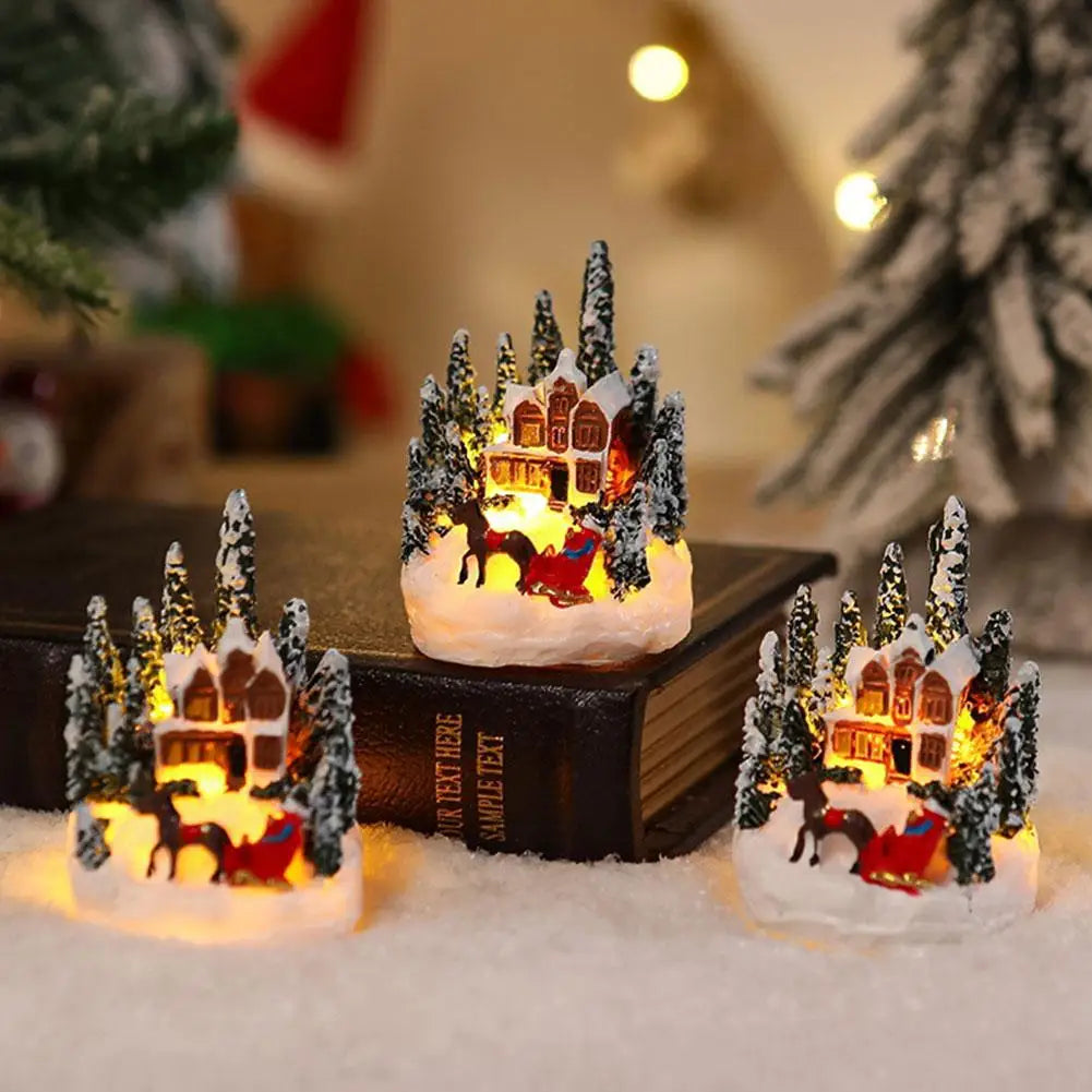 Christmas Decorations LED Night Lights House