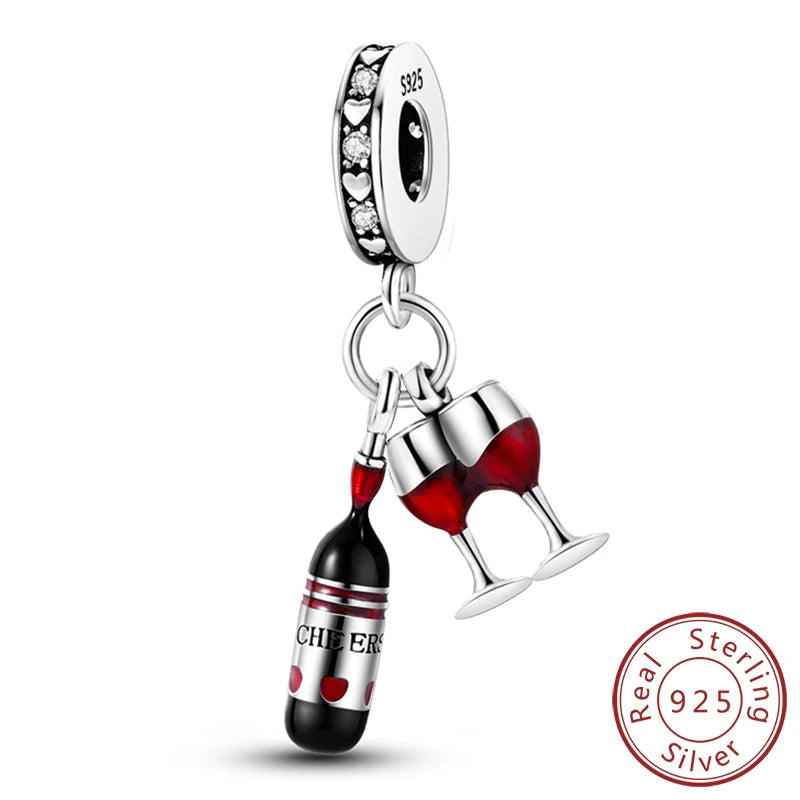 Charm for Bracelet flower and plant theme