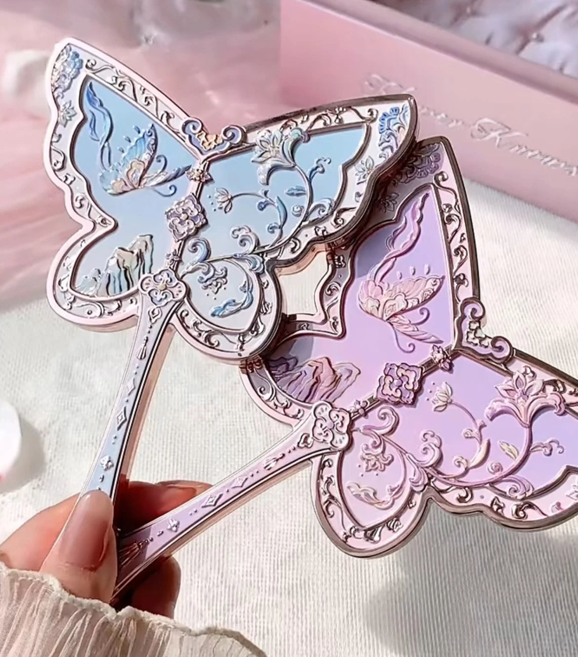 Flower Knows All Series Hand Held Mirror