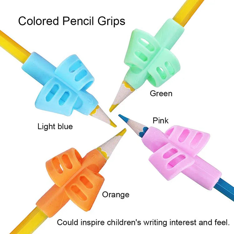 Tripod grip shaped Pencil gripper