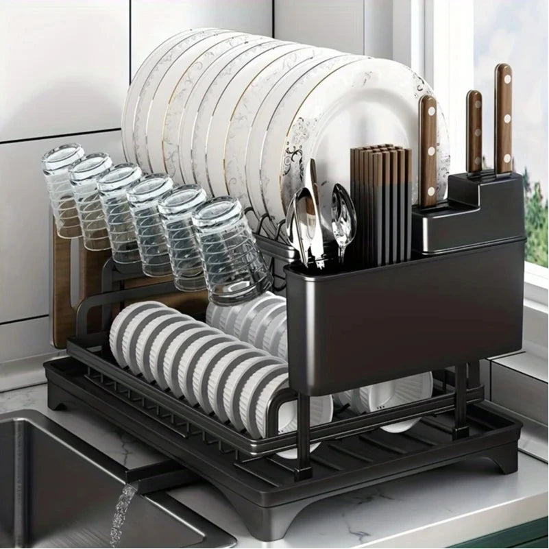 2 Tier Dish Drying Rack