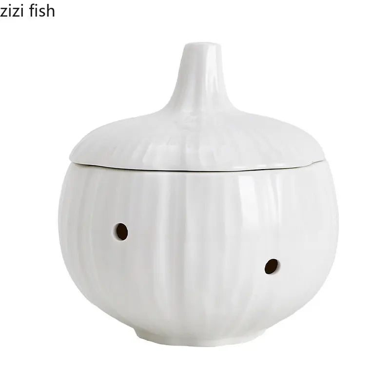 Onion Shape Ceramic Jar