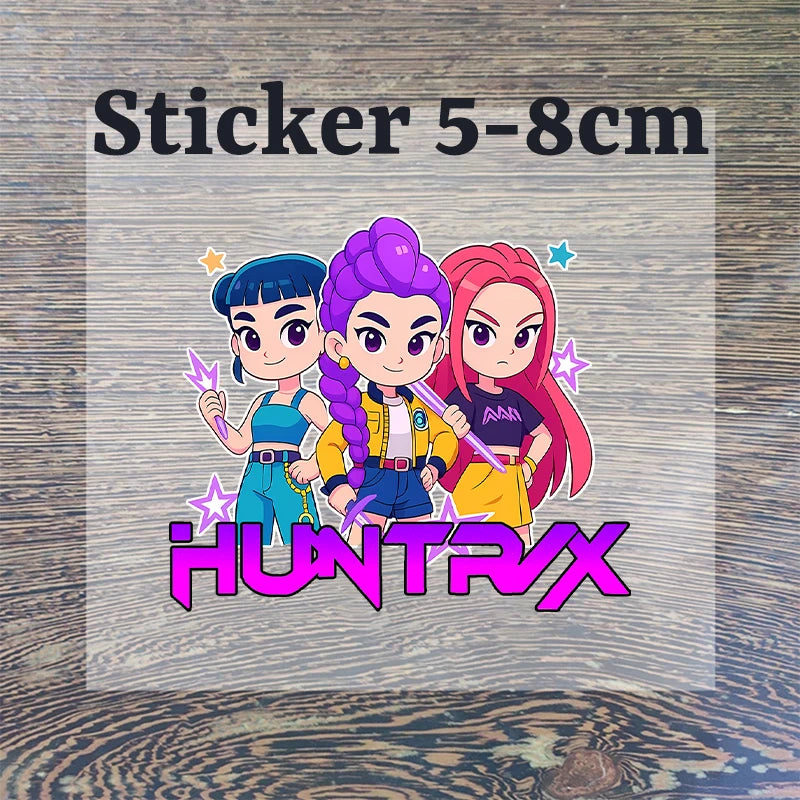 Kpop Demon Hunters Transparent Water Bottle Gifts
