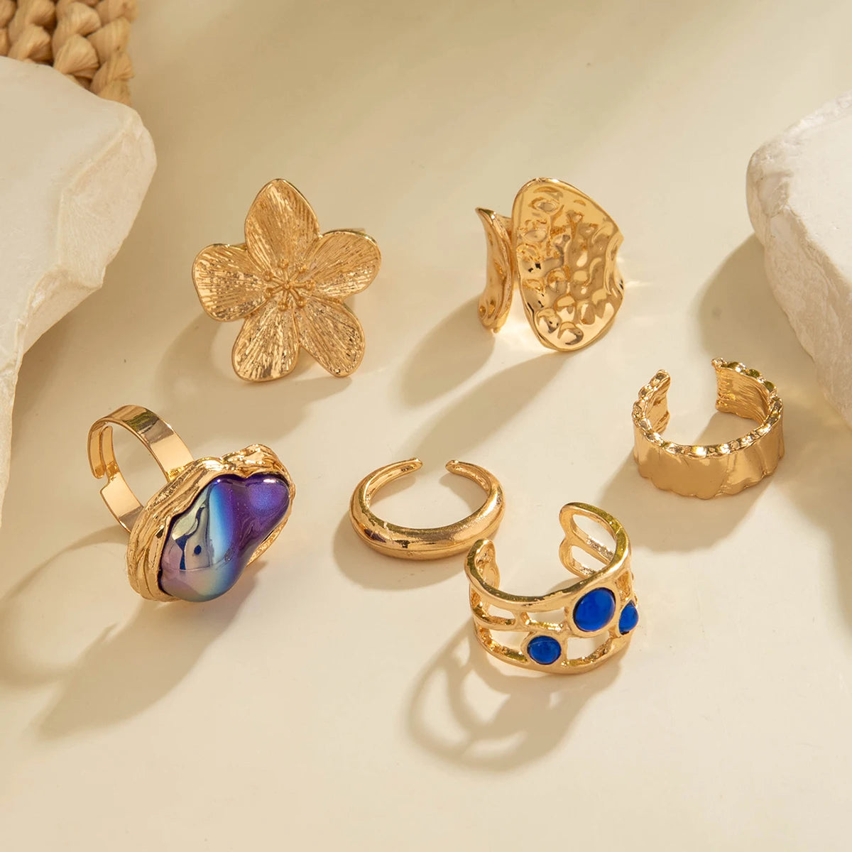 Pearl Open Ring Sets