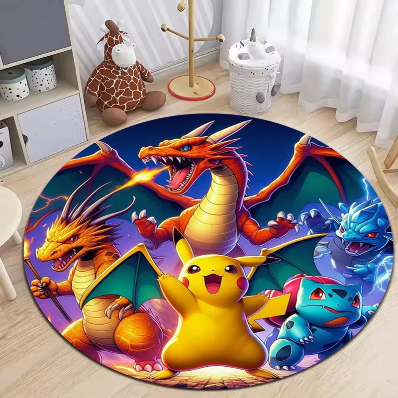 Pikachu Inspired Bedroom Nonslip Floor Mat