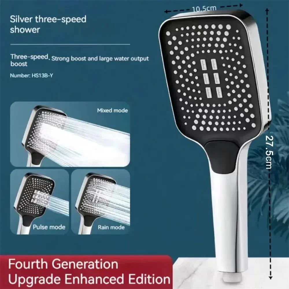 Adjustable Shower Head with 3 Mode