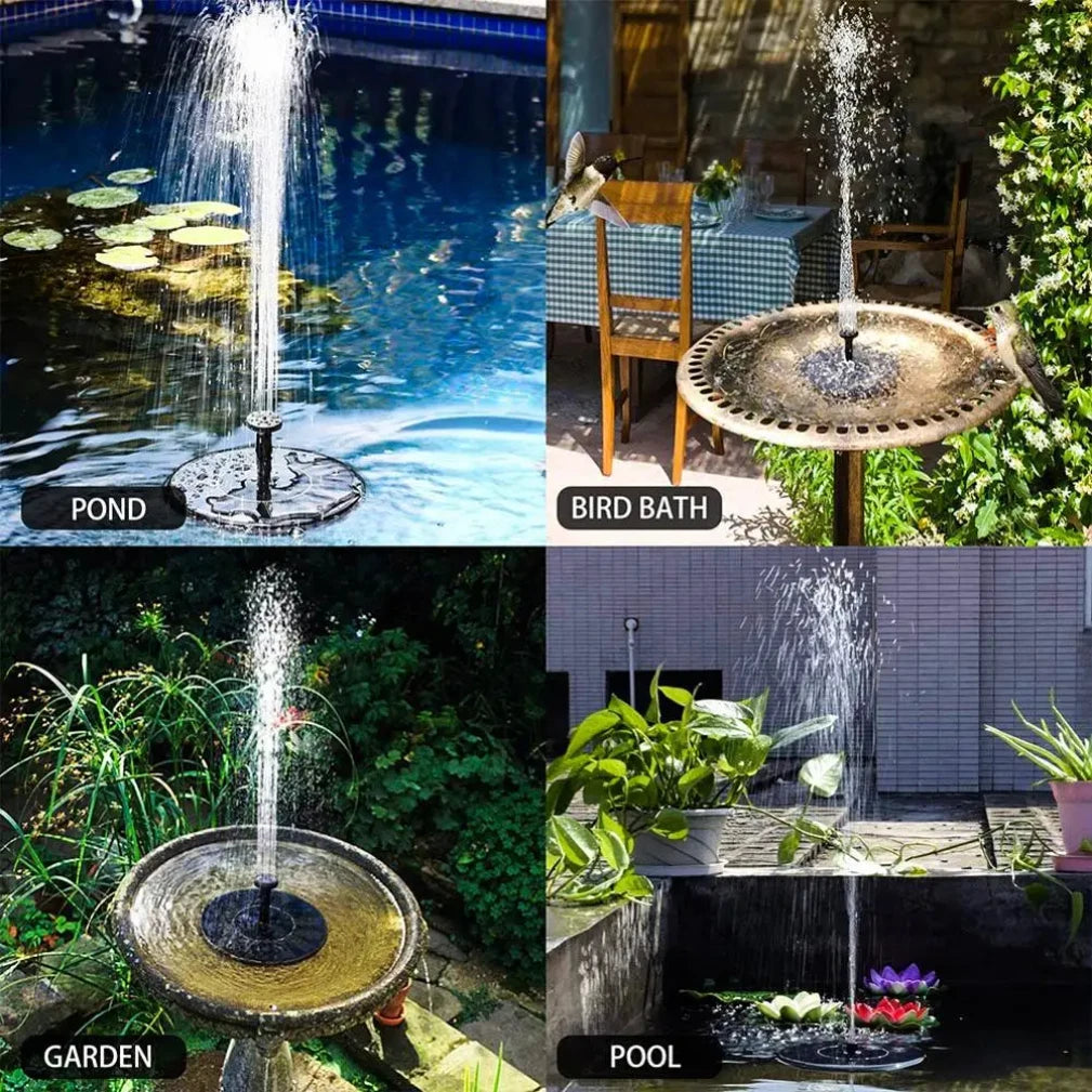 2025Solar Floating Water Fountain