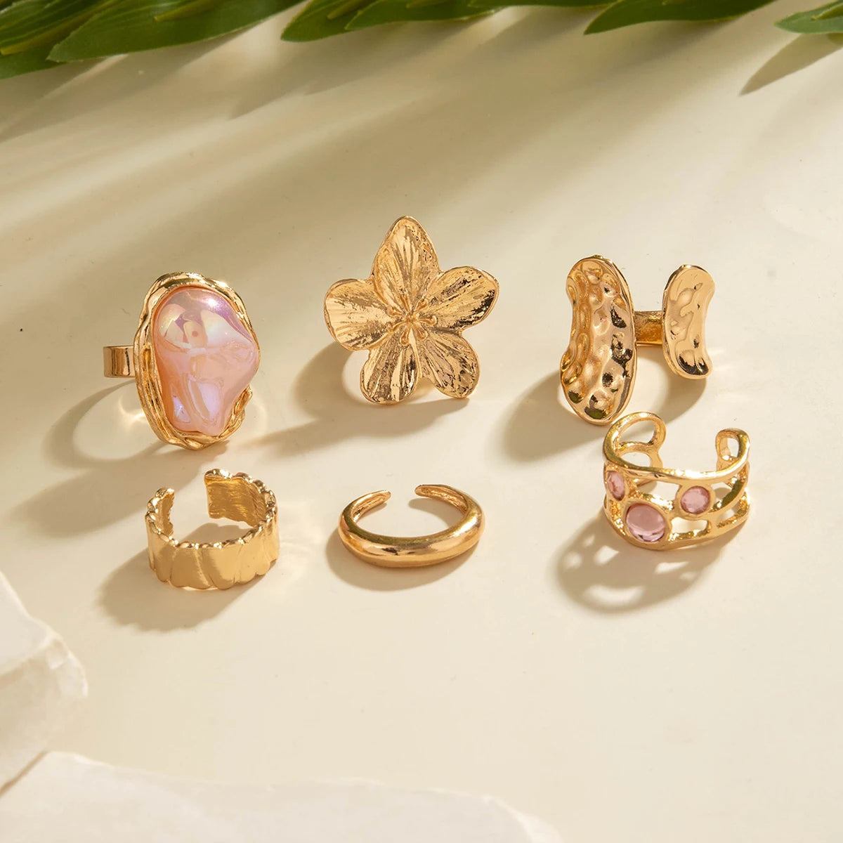 Pearl Open Ring Sets