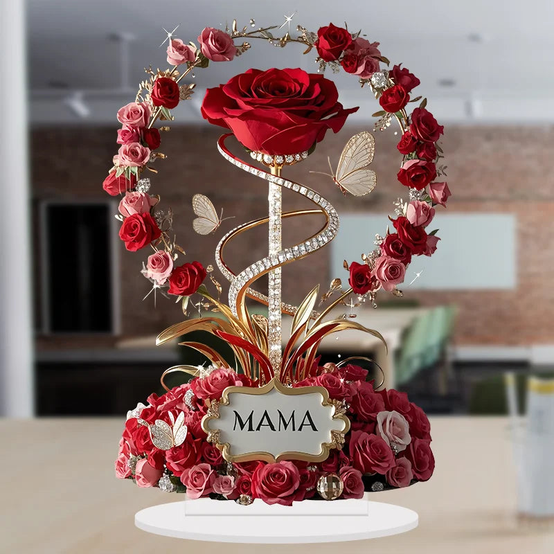 2D Acrylic Rose Table Decoration
