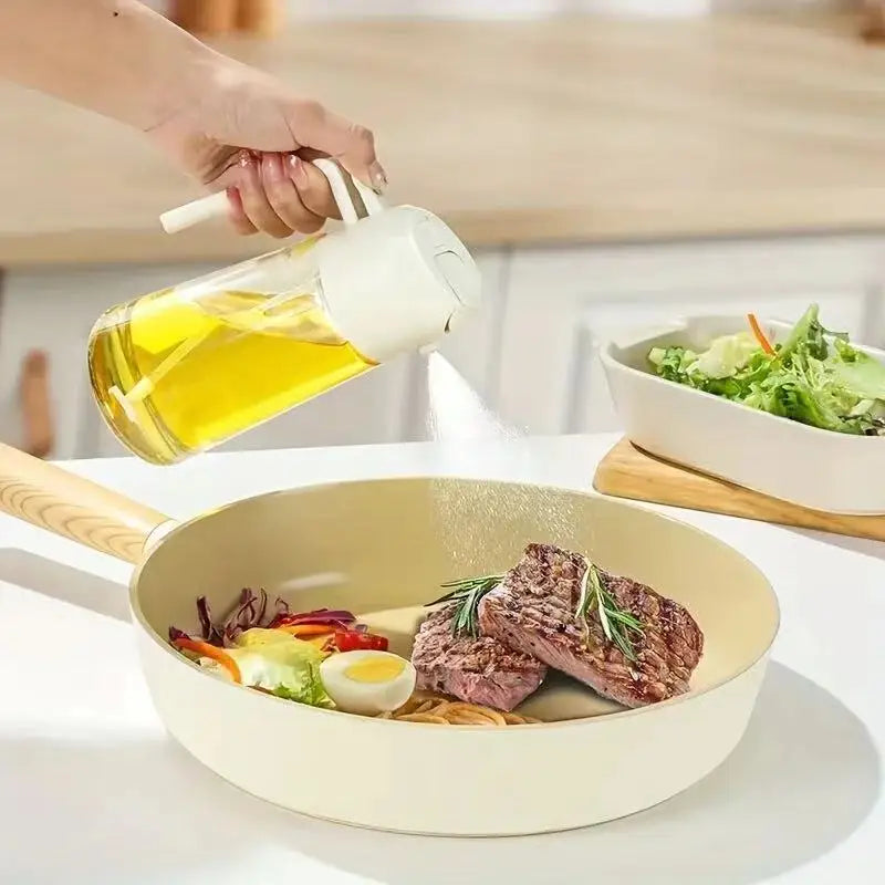 2 in 1 Olive Oil Dispenser and Oil Sprayer