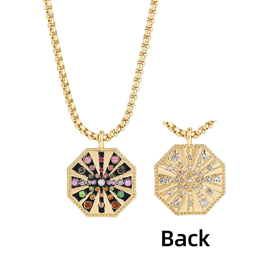 Oval shape pendant Necklace for Women