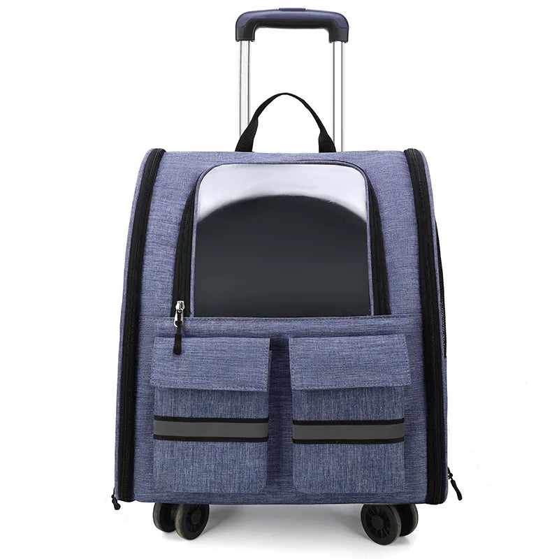 New Oxford Trolley Case Cat Carrier