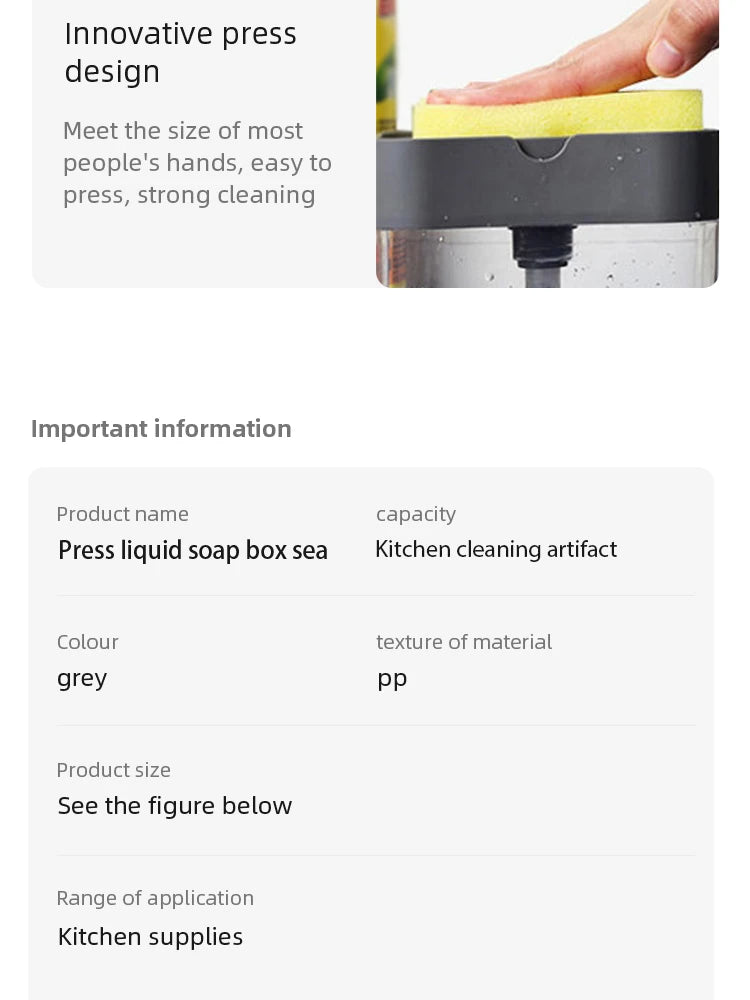 Kitchen Detergent Dispenser