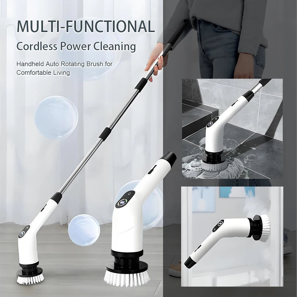 Electric Multifunctional Handheld Cleaning Brush