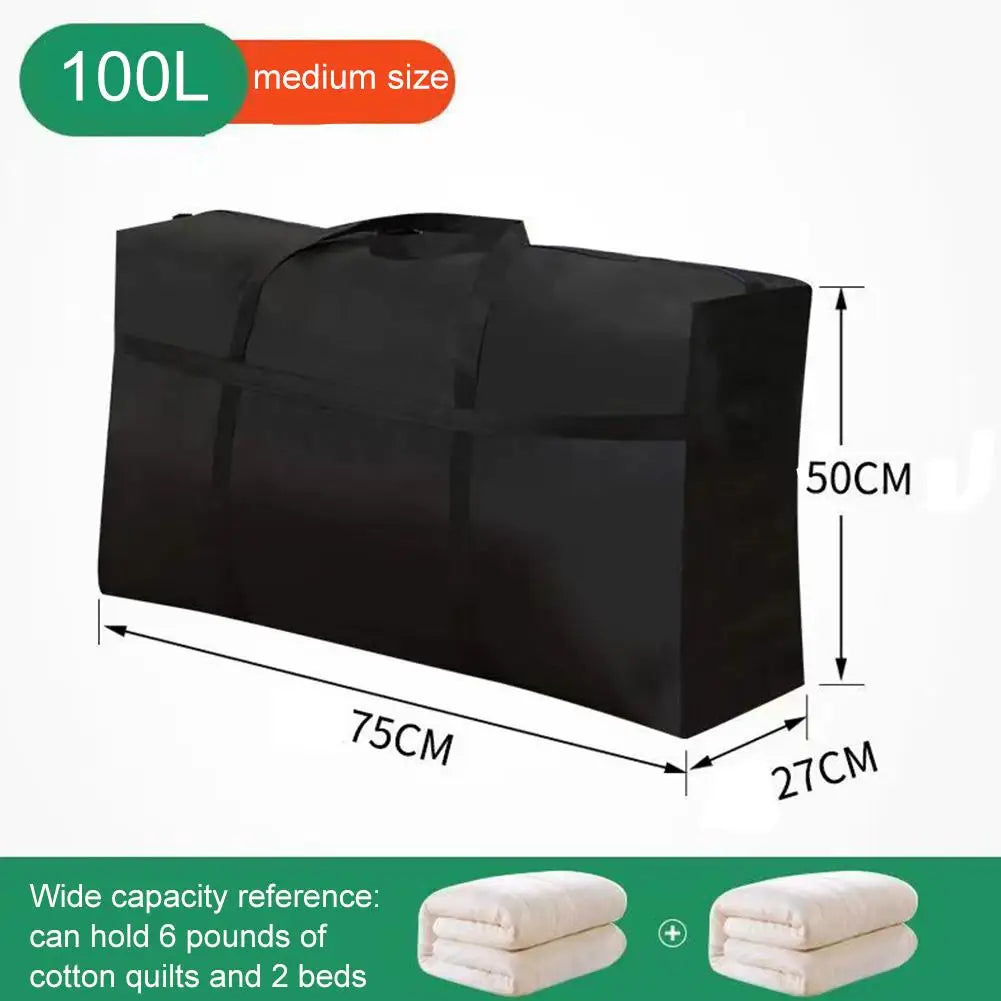 40/100/130/160L Extra Large Waterproof Moving Luggage Bags