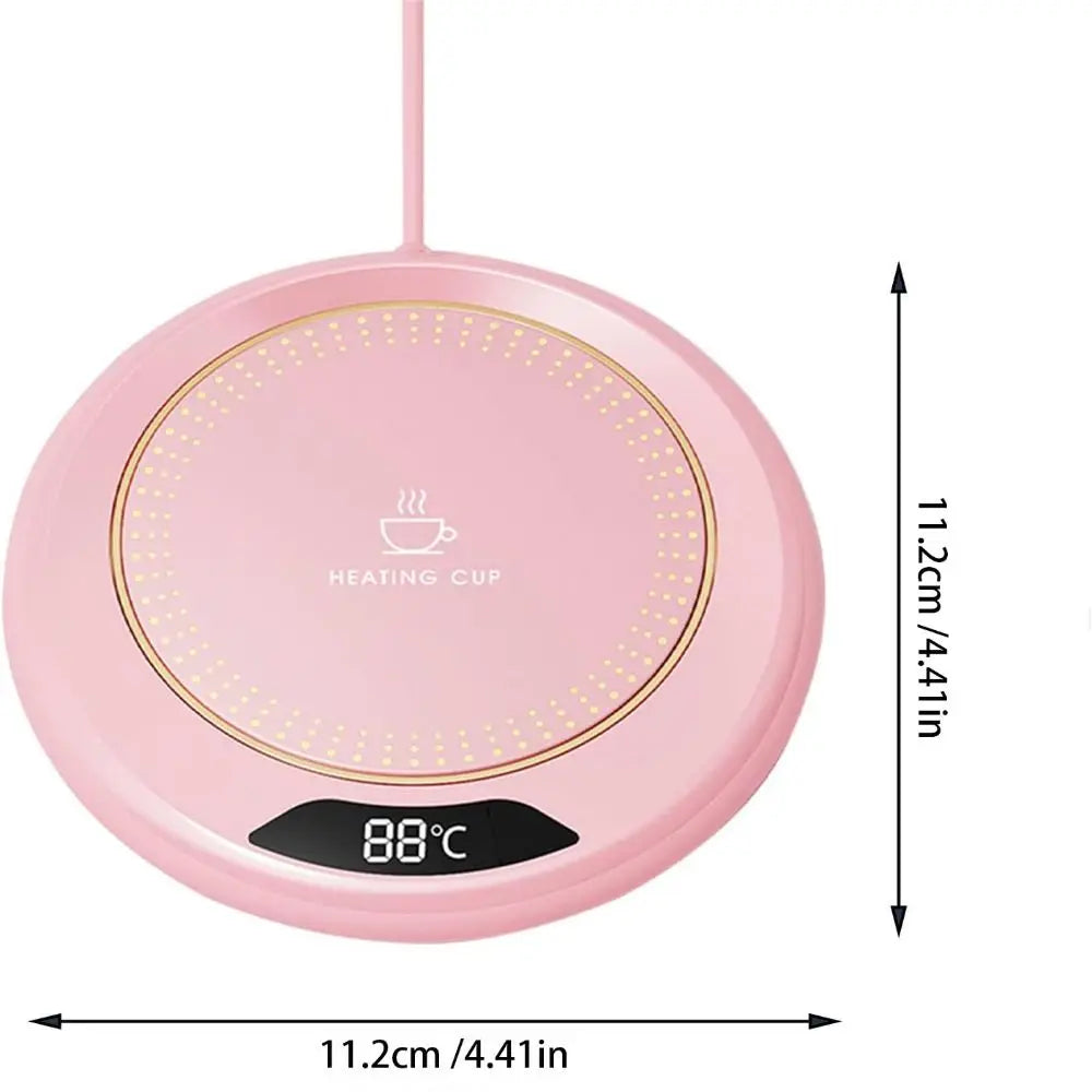 Portable ABS Constant Temperature Coaster with 3 Temperature Settings