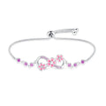 925 Silver Lucky Symbol Zircon Bracelet