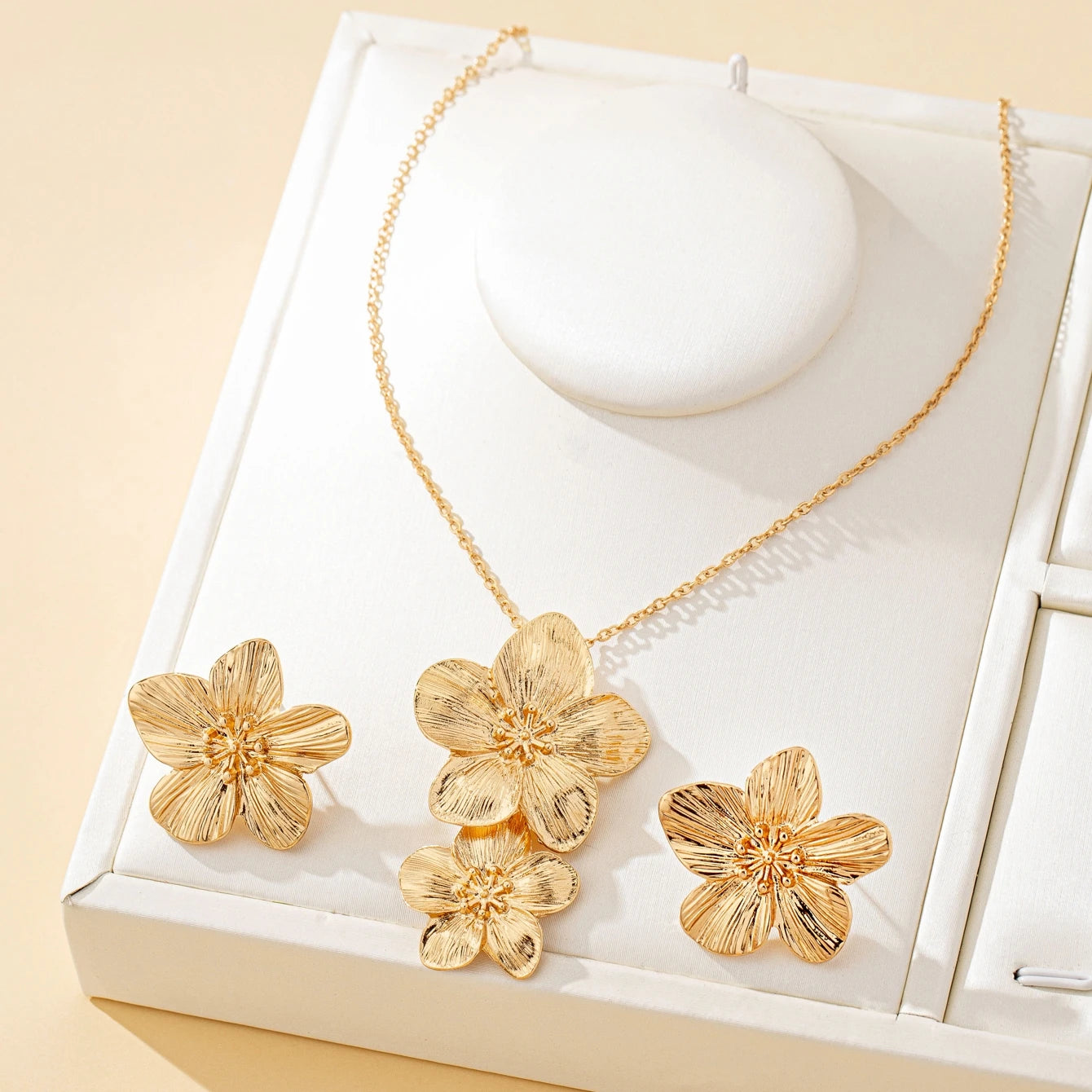 Flower Jewelry Set