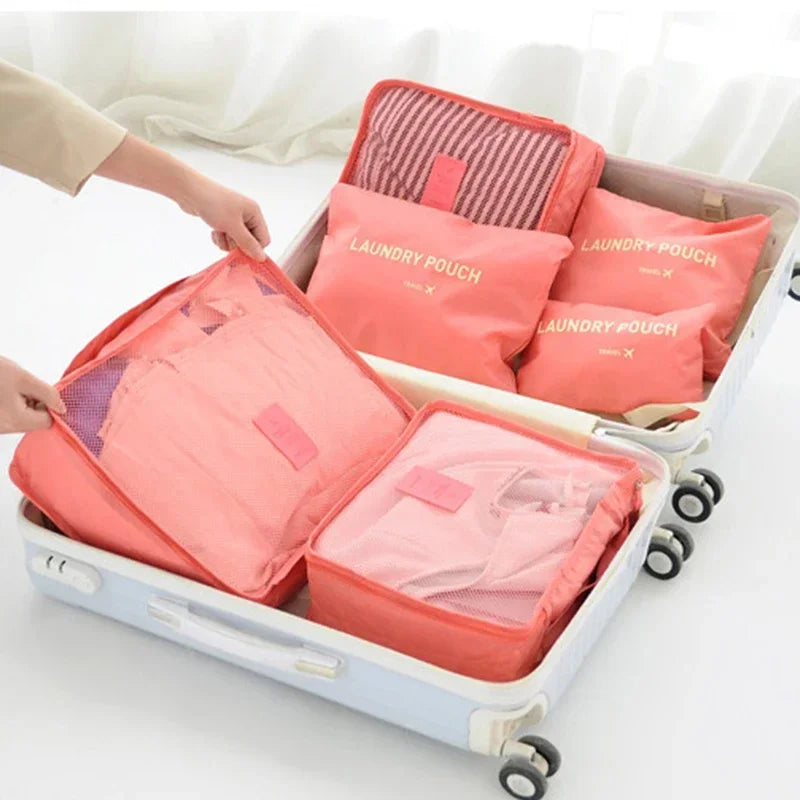 Travel 6-piece storage bag set