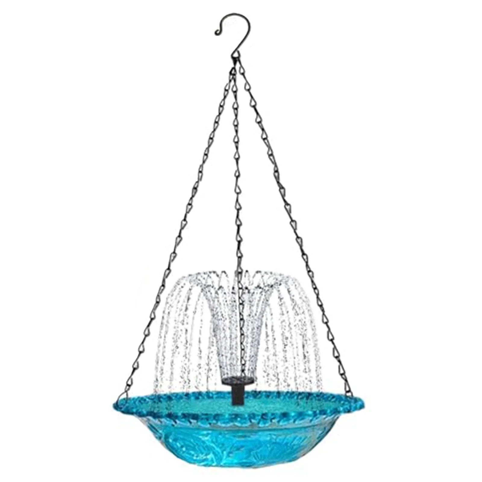 Solar Cascade Hanging Bird Bath