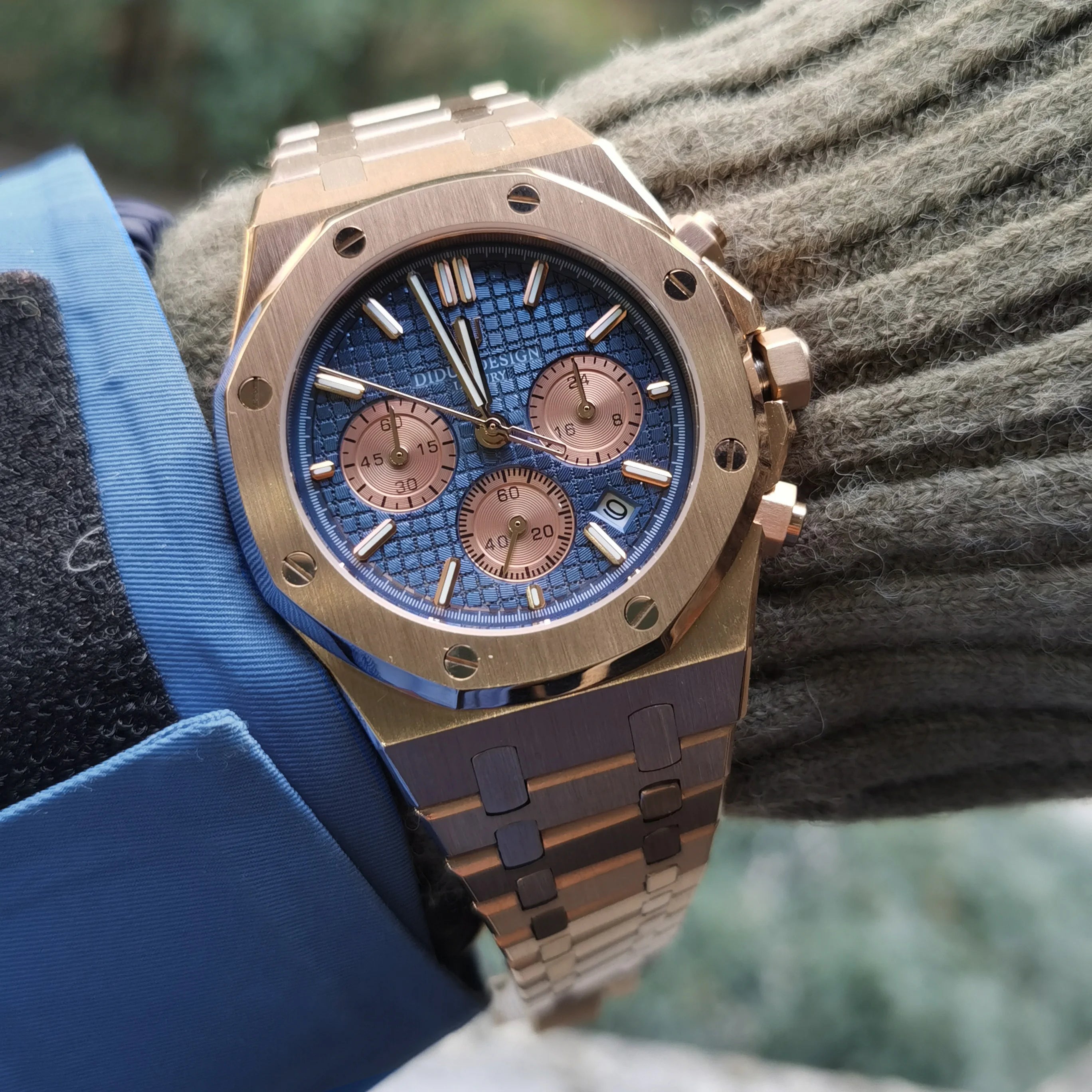 Men Quartz Stainless Steel Watch