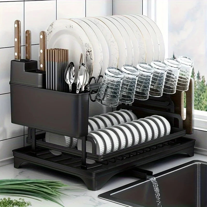 2 Tier Dish Drying Rack