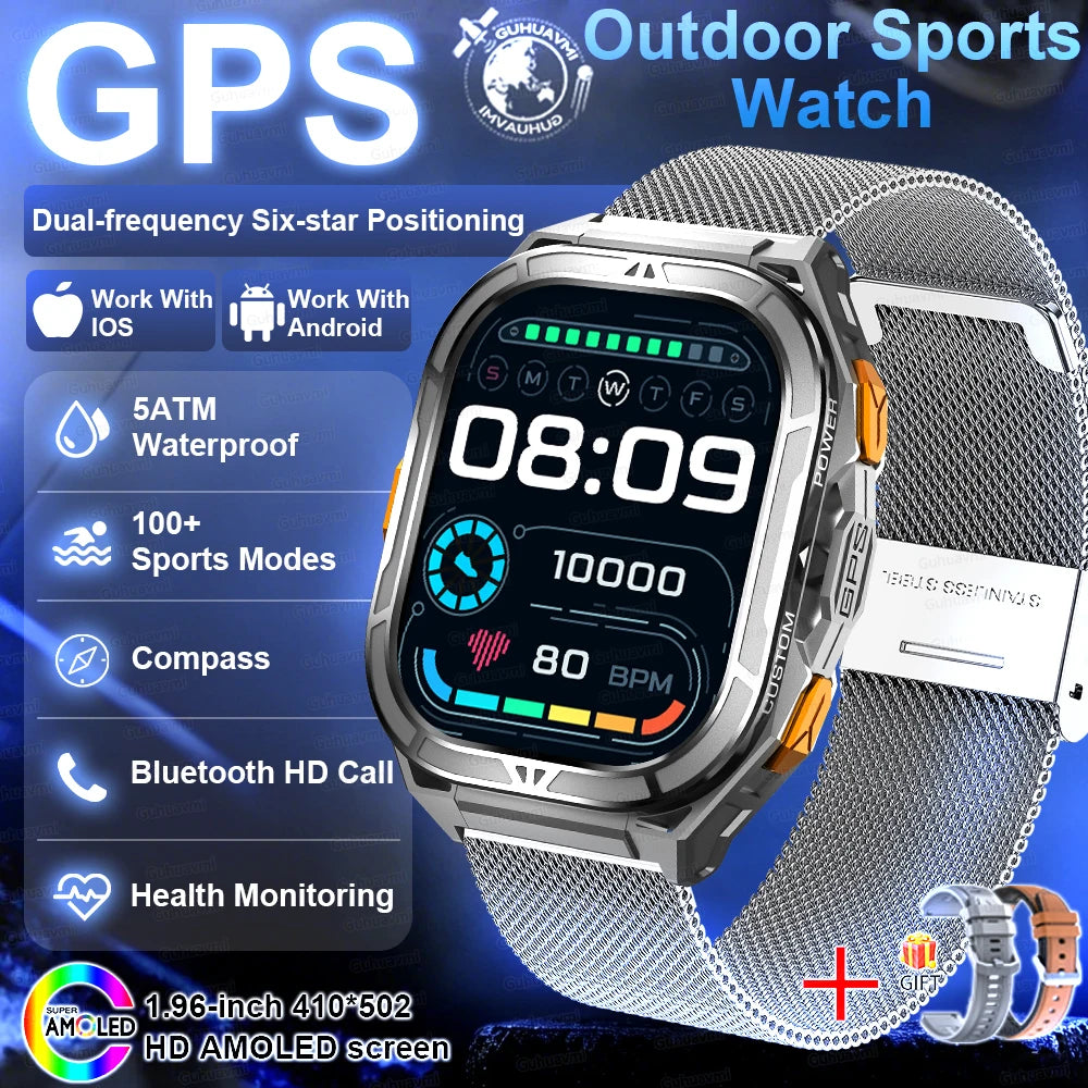 2026 New Military Outdoor Sports Smart Watch