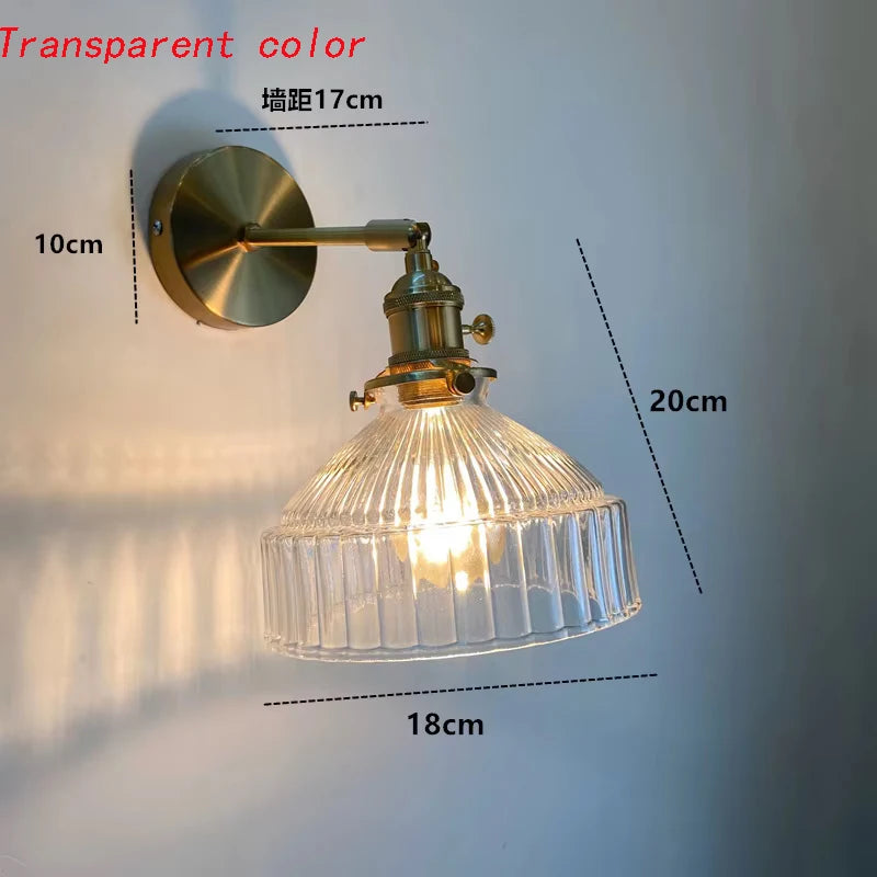 Glass Bedroom Headlamp