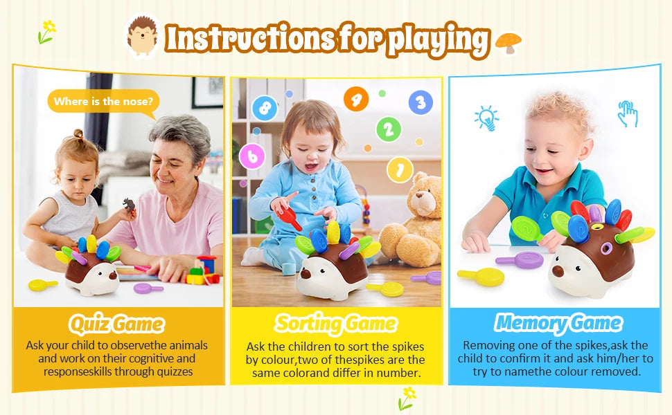 Sensory Hedgehog Toys