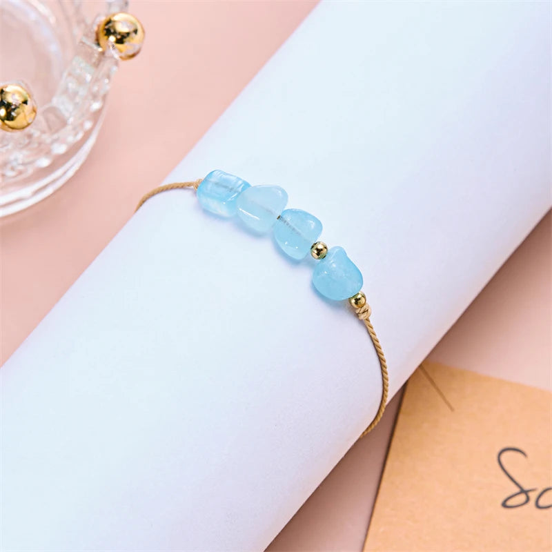 12 Constellation Natural Stone Beads Bracelet