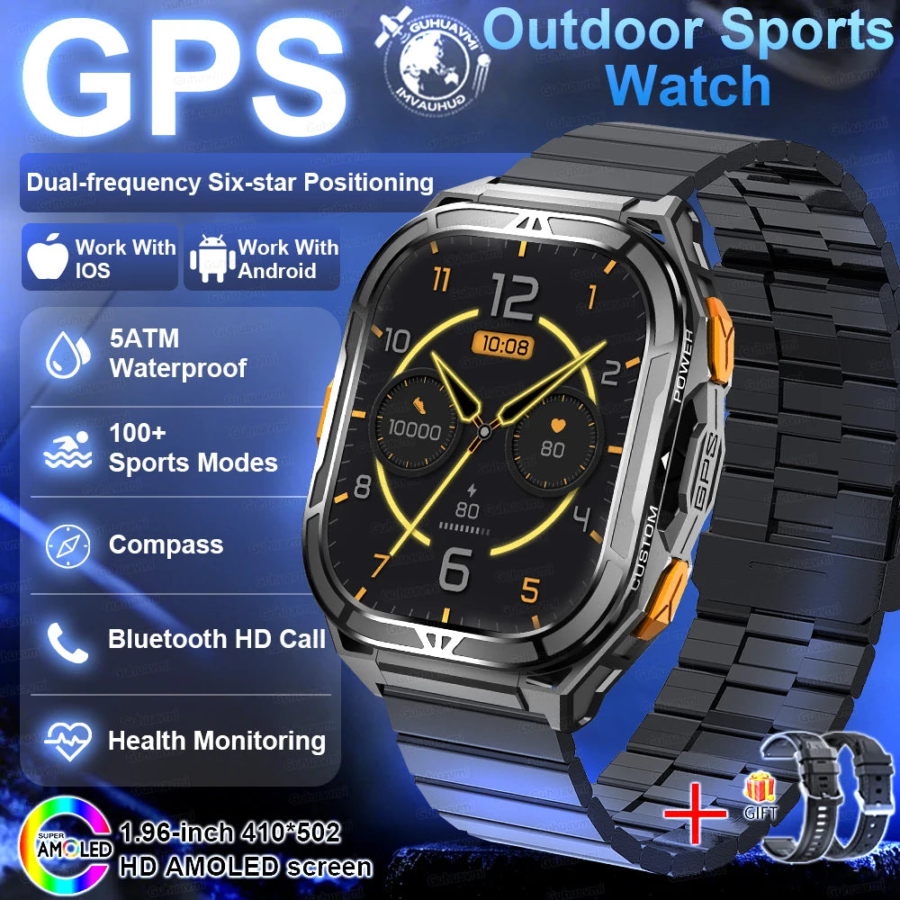 2026 New Military Outdoor Sports Smart Watch