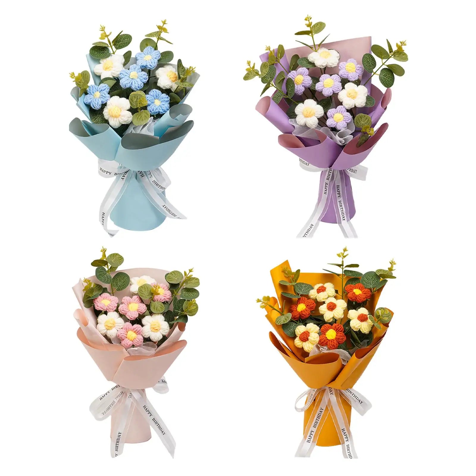 Crochet Flower Bouquet