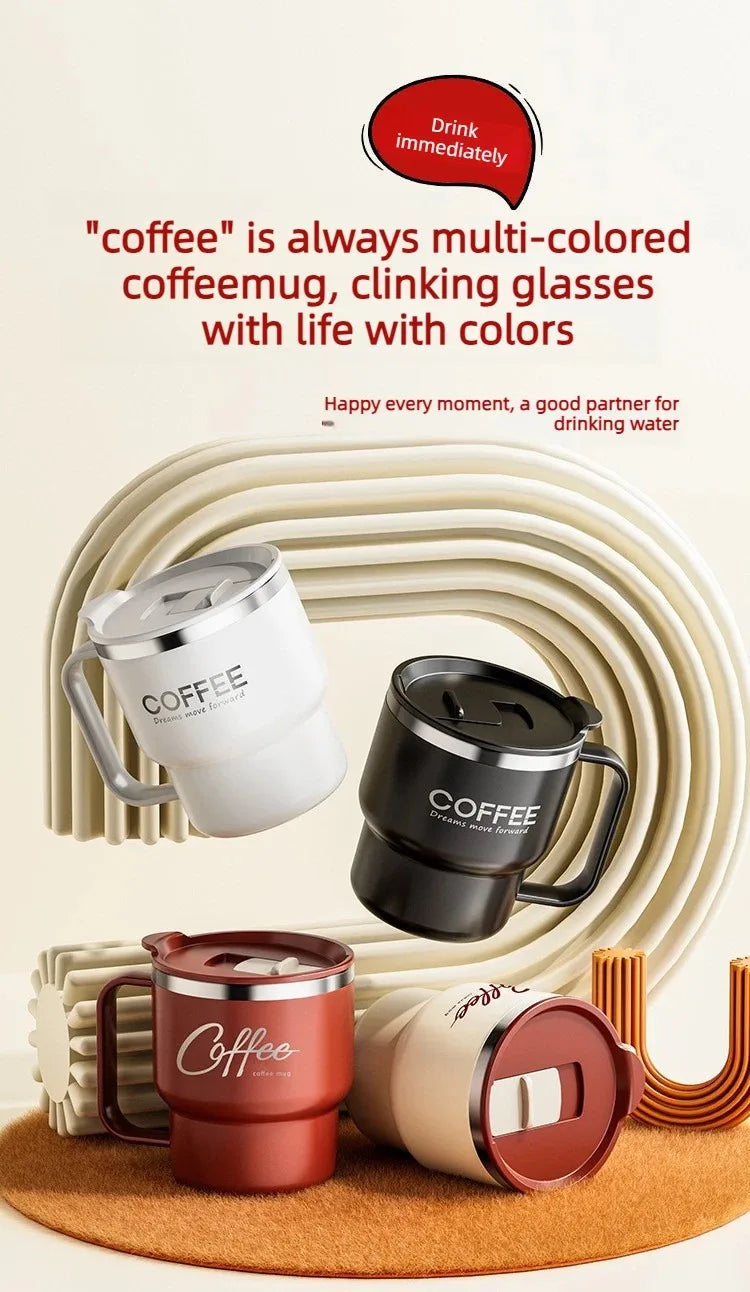 WORTHBUY 304 Stainless Steel Double Wall Insulated Coffee Cup