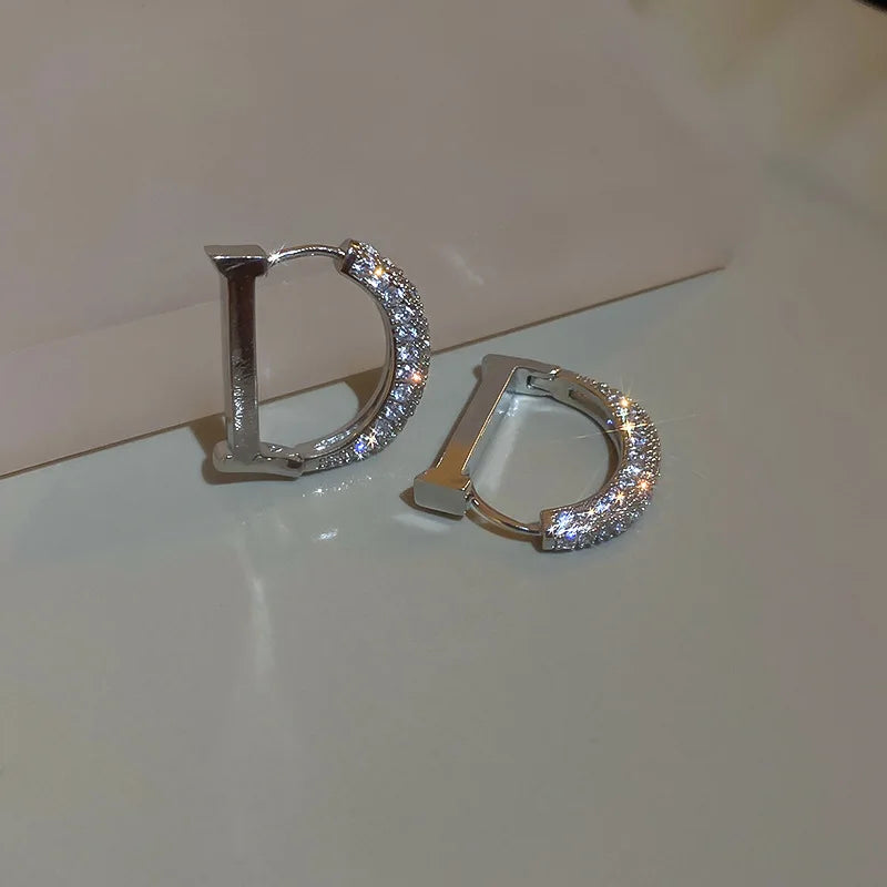 Letter D Earrings
