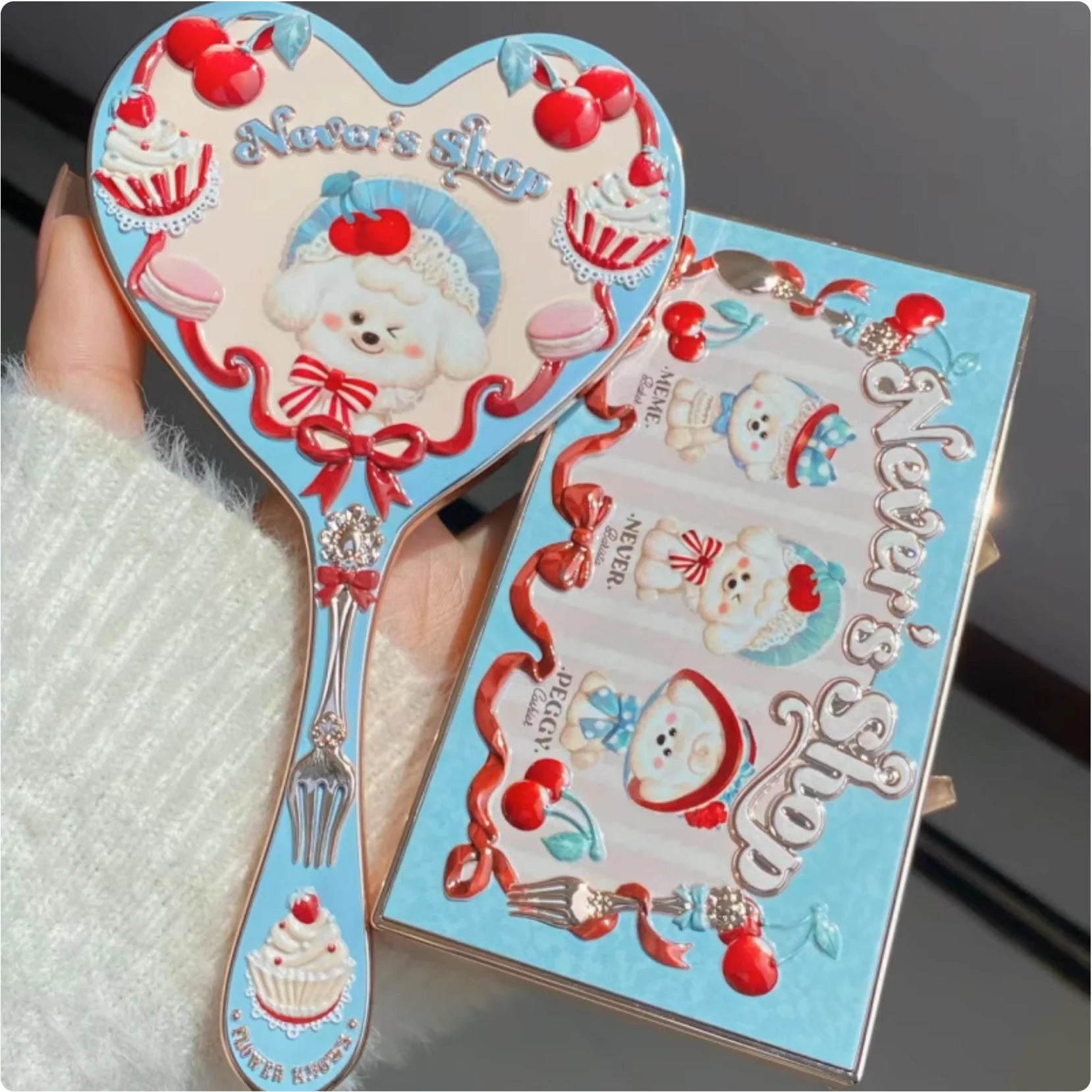 Flower Knows All Series Hand Held Mirror