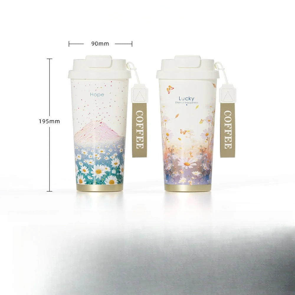 ceramic liner portable thermal insulation cup