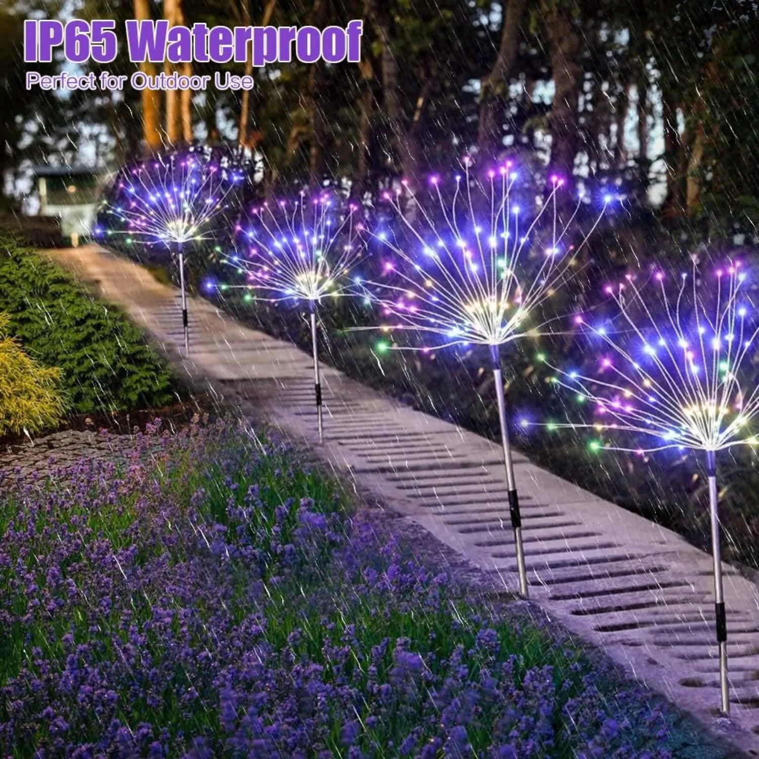 Solar Firework String Lights
