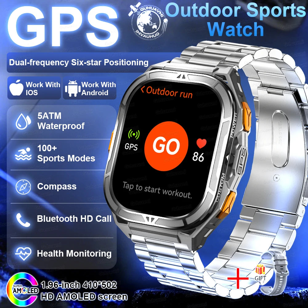 2026 New Military Outdoor Sports Smart Watch
