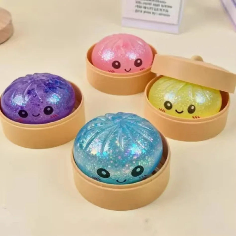 Simulated Steamed Buns Squeeze Toy