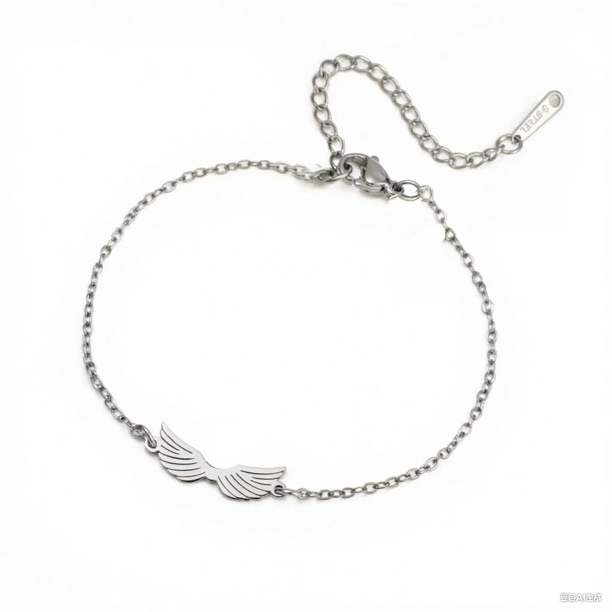 Angel Wing Pendant Bracelet