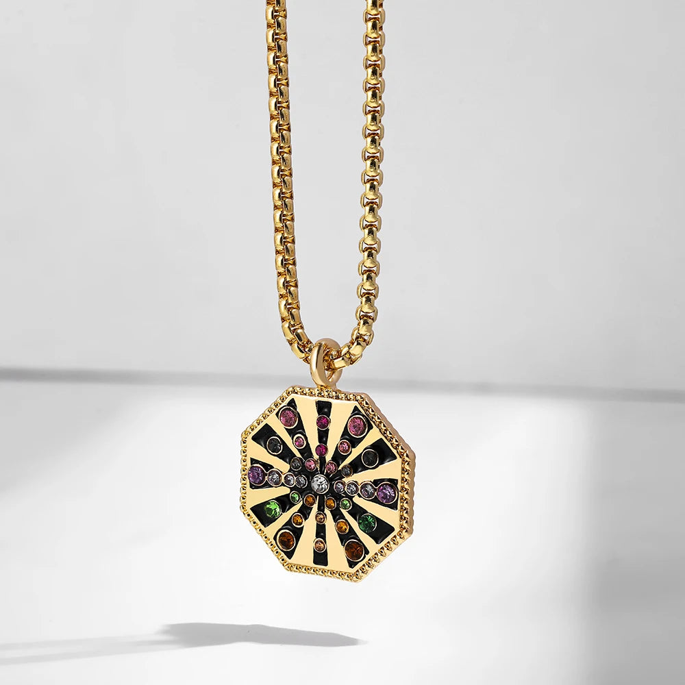 Oval shape pendant Necklace for Women