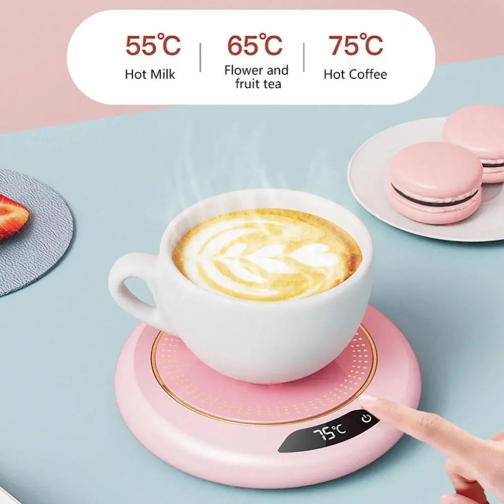Portable ABS Constant Temperature Coaster with 3 Temperature Settings