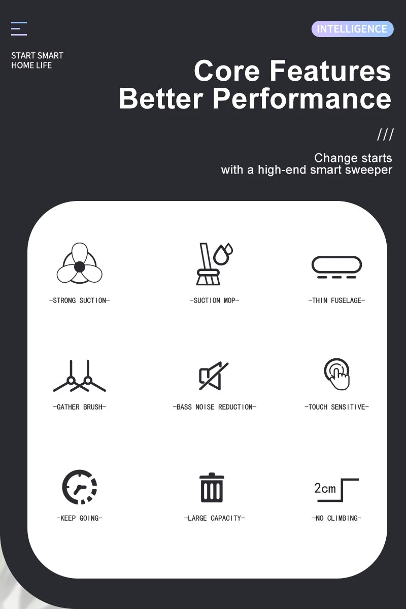 3 In 1 Wireless Vacuum Cleaner Sweeping Robots