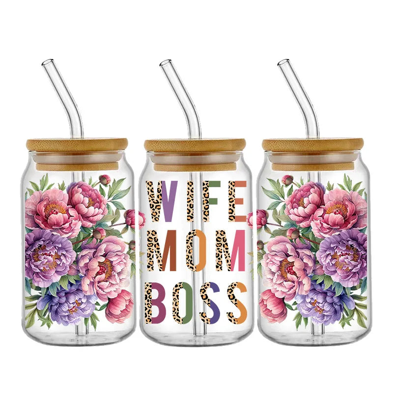UV DTF Mother's Day Mom Transfer Sticker